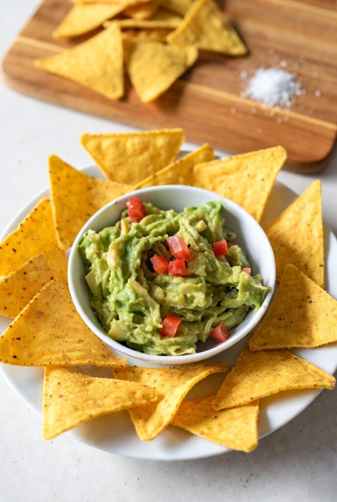 Guacamole z nachos Guacamole z nachos