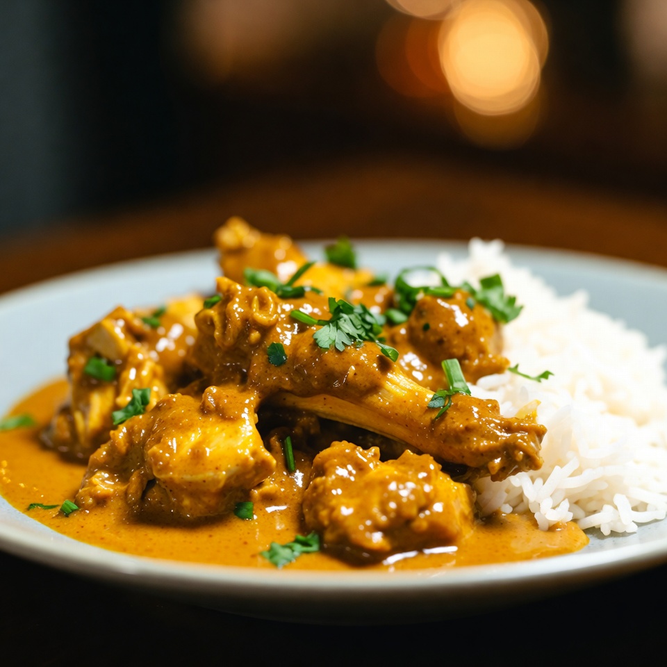 Kurczak curry z ryżem Kurczak curry z ryżem