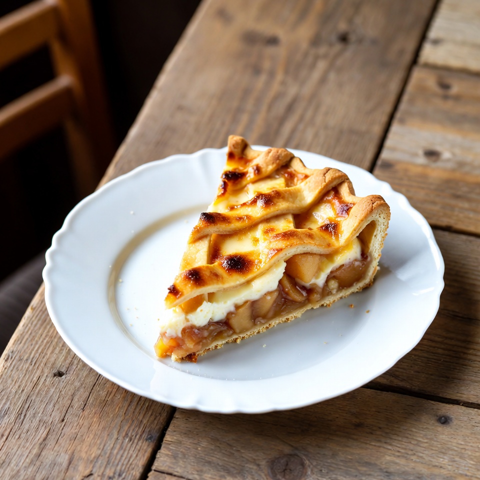 Szarlotka z budyniem Szarlotka z budyniem