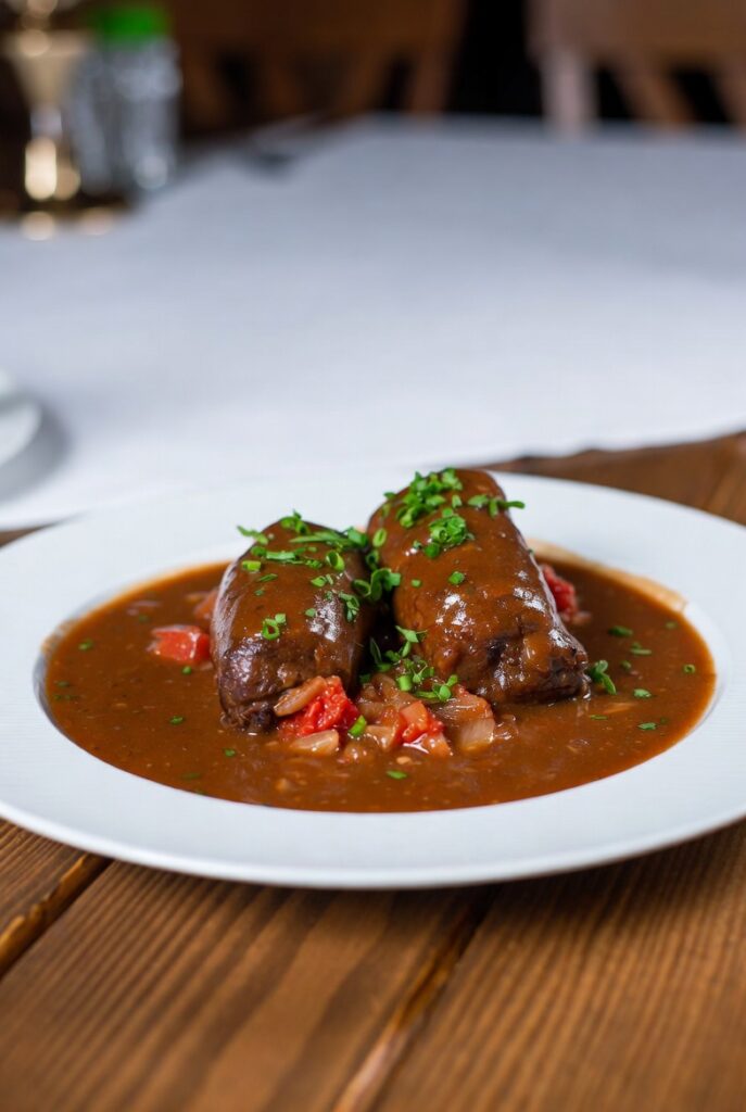 Zrazy wołowe w sosie Zrazy wołowe w sosie