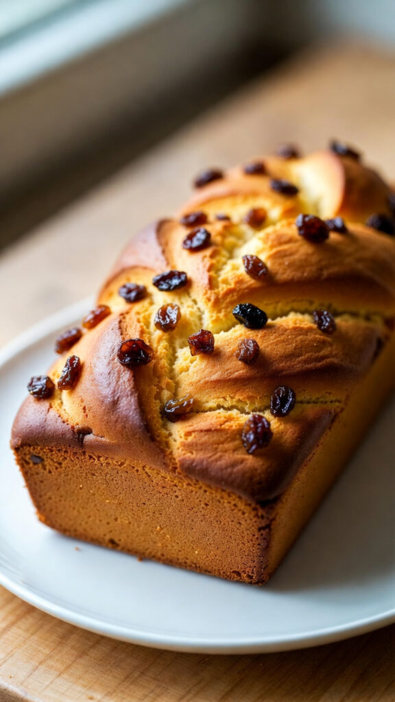 Babka drożdżowa z rodzynkami