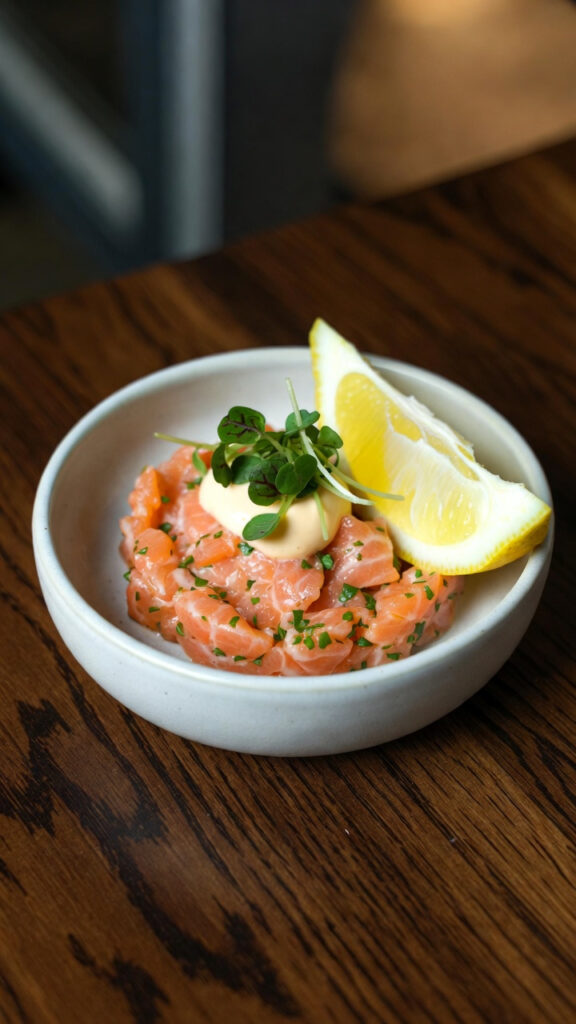 Tatar z łososia