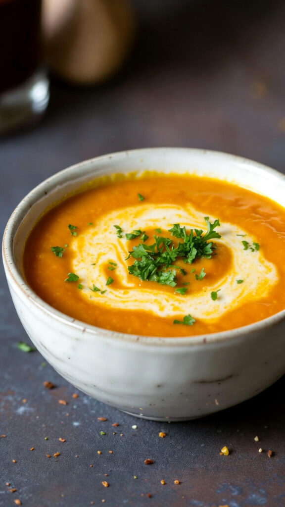 Zupa krem z dyni i kokosowego mleka