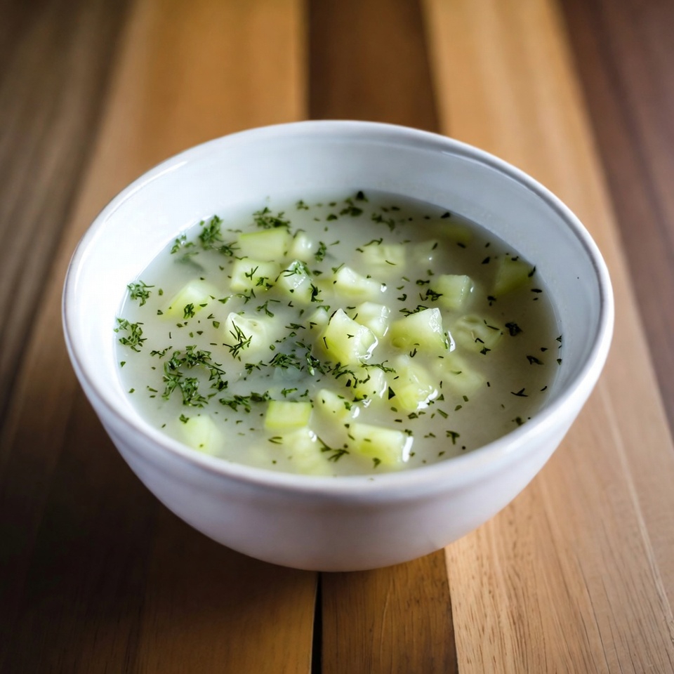 Zupa ogórkowa z koperkiem Zupa ogórkowa z koperkiem